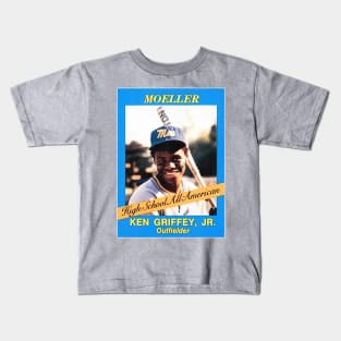Ken Griffey Jr MOELLER Baseball Card Kids T-Shirt